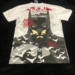 Batman South Pole T Shirt Size M Double Sided Dark Knight Out Of The Shadows